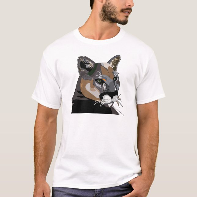 Camiseta Puma, león de montaña, puma (Anverso)