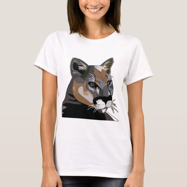 Camiseta Puma, león de montaña, puma (Anverso)