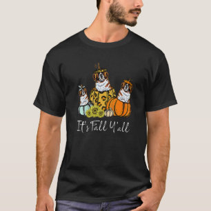Camiseta Pumkins Leopardo Perro San Bernardo Cae Y Todo