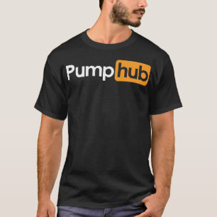 Camiseta Pump Hub Funny Cute Adulto Novedad de entrenamient