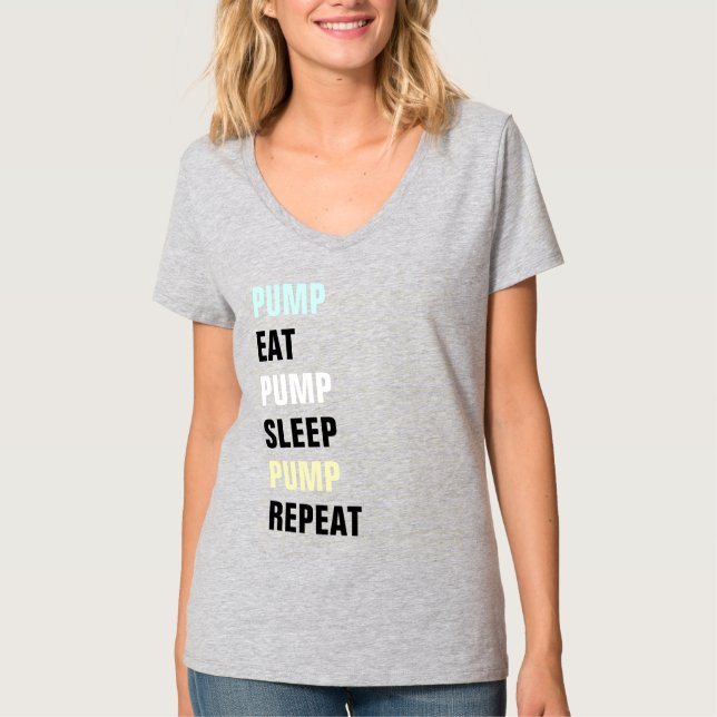 Camiseta «Pump & Repeat» (Anverso)