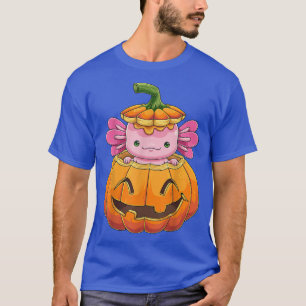 Camiseta Pumpkin Aolotl Halloween Cute Jack O Lantern Meica