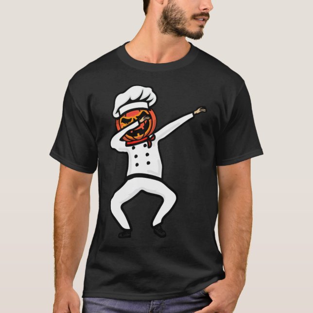 Camiseta PUMPKIN DAB CHEF dulces chefs de cumpleaños (Anverso)