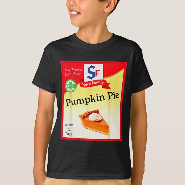 Camiseta Pumpkin E Condiment Costume Holiday Sce Costumes  (Anverso)