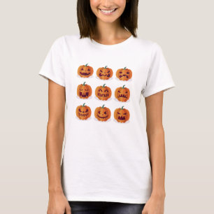 Camiseta Pumpkin Emojis Halloween