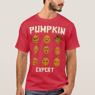Camiseta Pumpkin Expert Scary Movies Halloween 