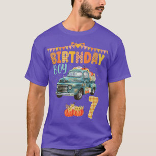 Camiseta Pumpkin Fall Birthday Vintage Truck Outfits