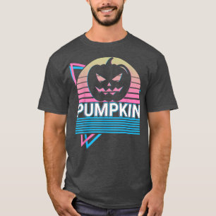 Camiseta Pumpkin Head Jack O Lantern Halloween Retro 1406