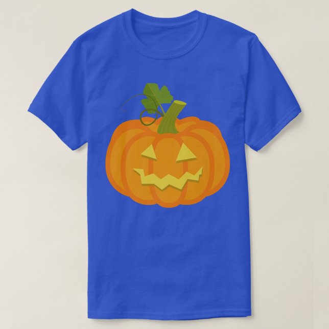 Camiseta Pumpkin Jack O' Lantern Face, Evil Smile, Hallowee (Diseño del anverso)