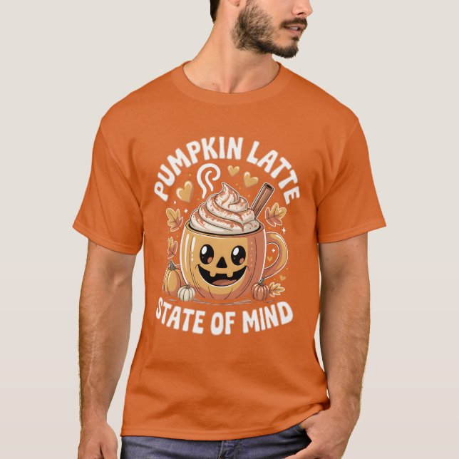 Camiseta Pumpkin Latte State of Mind (Anverso)