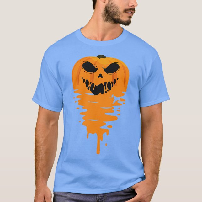 Camiseta Pumpkin Meltdown funny for halloween by el mehdi (Anverso)