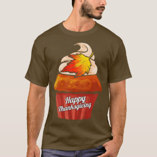 Camiseta Pumpkin Muffin Feliz Día de Gracias
