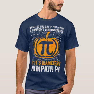 Camiseta Pumpkin Pi Math eacher Halloween Premium