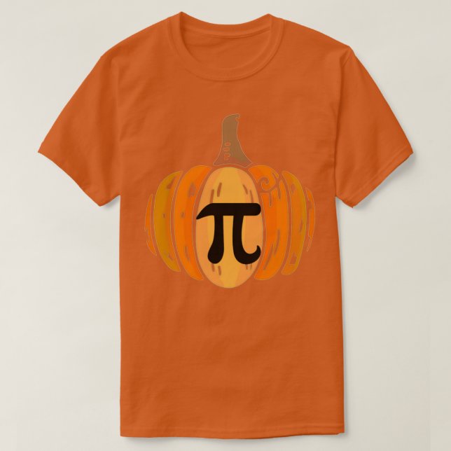 Camiseta Pumpkin Pi Math Halloween Acción de Gracias (Diseño del anverso)