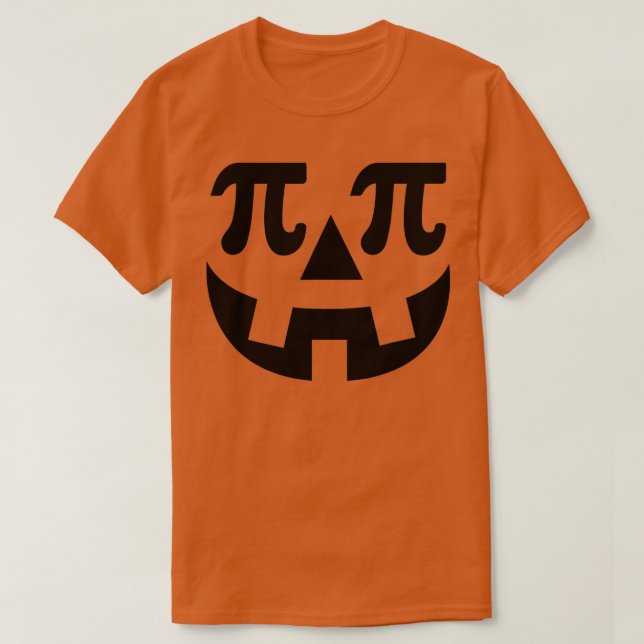 Camiseta Pumpkin Pi Pie , Punny Halloween Costume, Math Pun (Diseño del anverso)