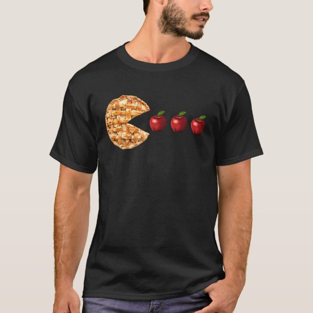 Camiseta Pumpkin Pie Eating apple  Thanksgiving Turkey Day  (Anverso)
