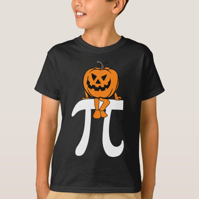 Camiseta Pumpkin Pie Math Funny Halloween Acción de Gracias (Anverso)