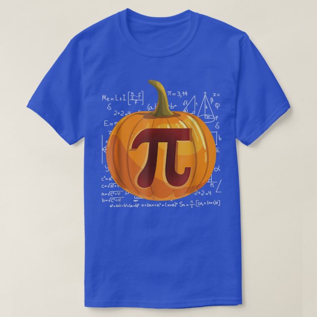 Camiseta Pumpkin Pie Math Pi Day Thanksgiving Funny Hallowe (Diseño del anverso)