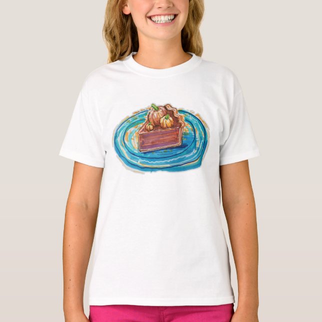 Camiseta Pumpkin Pie Slice (Anverso)