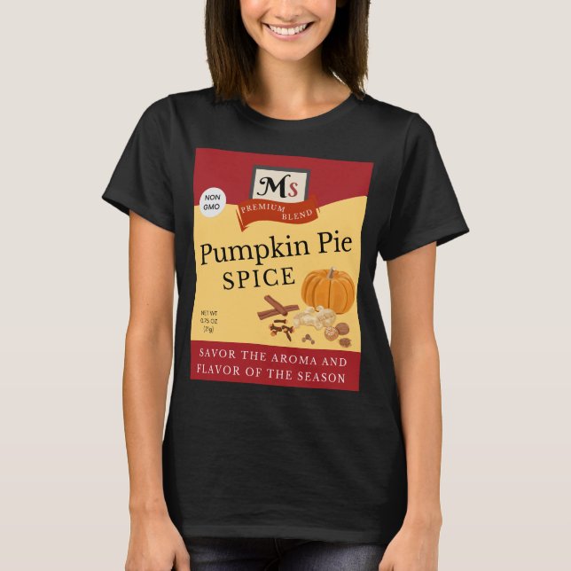CAMISETA PUMPKIN PIE SPICE HALLOWEEN COSTUME (Anverso)