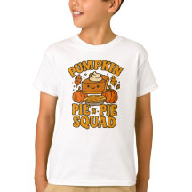 Pumpkin Pie Squad de Acción de Gracias niños