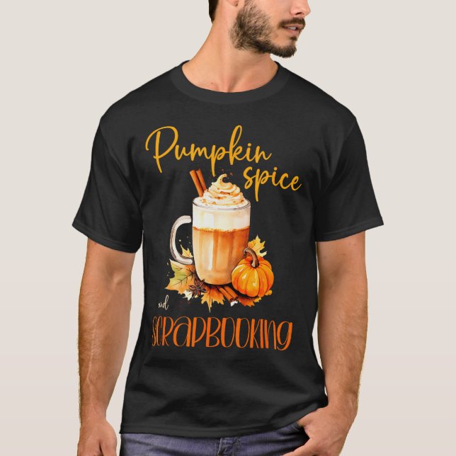 Camiseta Pumpkin Sce &amp; Scrapbooking _ Cute Autumn Rusti (Anverso)