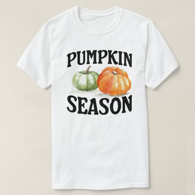 Camiseta Pumpkin Season Fall Autumn Season (Diseño del anverso)