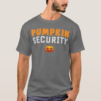Camiseta Pumpkin Security Kids Halloween Idea For Trick Or