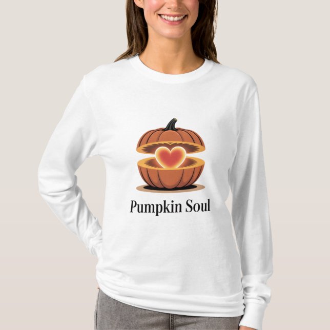 Camiseta Pumpkin Soul Autumn Sweatshirt (Anverso)