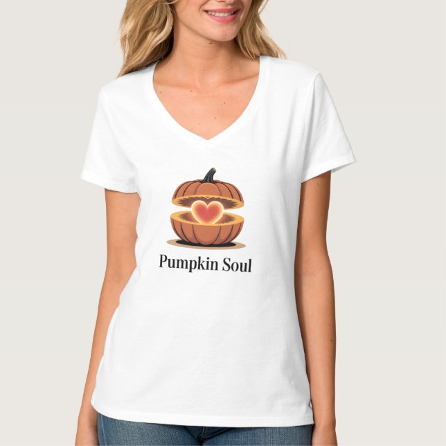 Camiseta Pumpkin Soul Fall Women's Tee (Anverso)