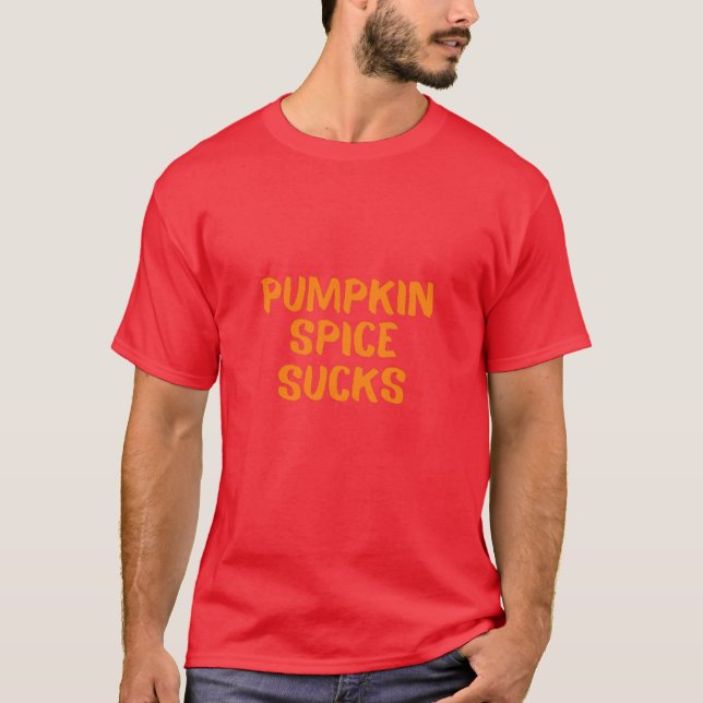 Camiseta Pumpkin Spice Apesta (Anverso)