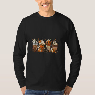 Camiseta Pumpkin Spice Coffee Latte Fall Autumn Season