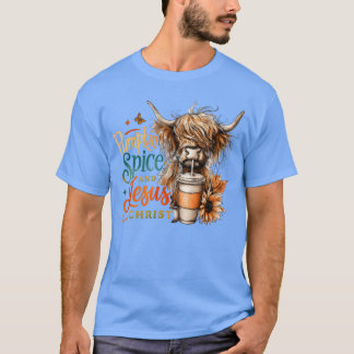 Camiseta Pumpkin Spice y Jesucristo divertido