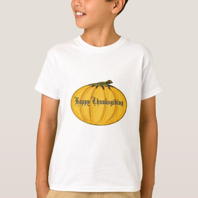 Camiseta Pumpkin The MUSEUM jGibney Happy Thanksgiving  (Anverso)