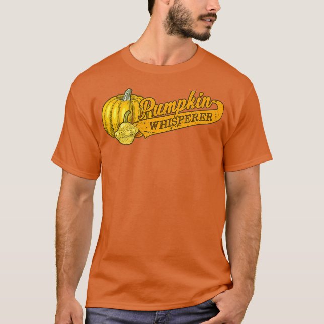 Camiseta Pumpkin Whisperer Vegetable Drawing Gardening (Anverso)