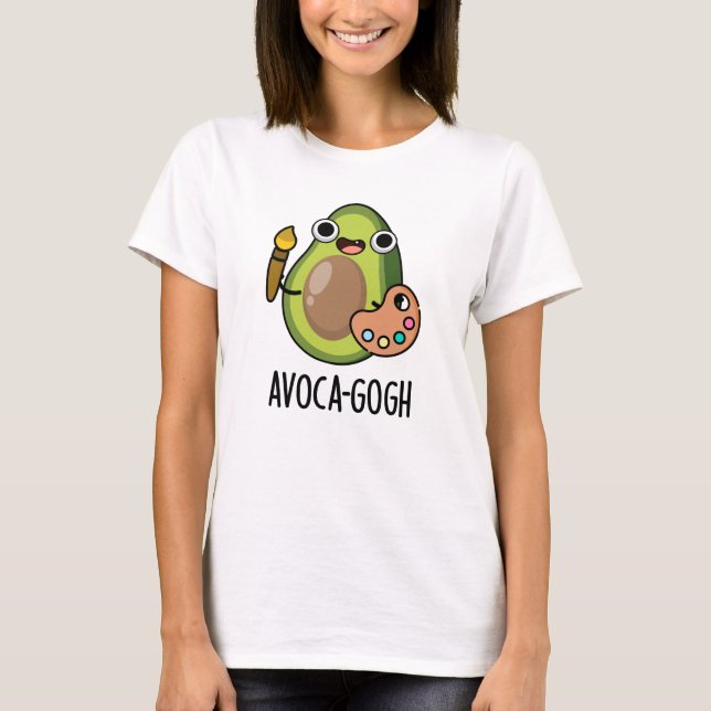 Camiseta Pun aguacate, artista divertida aguacate (Anverso)