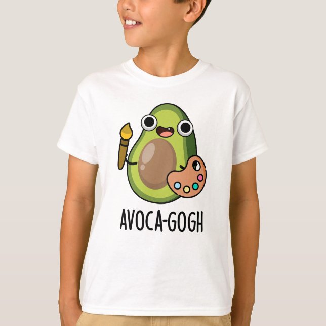 Camiseta Pun aguacate, artista divertida aguacate (Anverso)