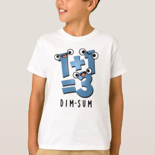 Camiseta Pun alimenticio de matemáticas pequeñas