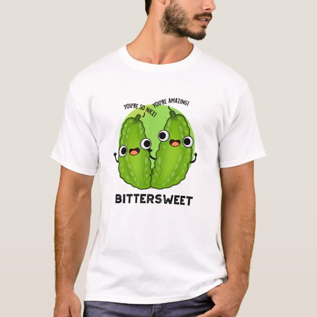 Camiseta Pun amargo divertido amargo (Anverso)