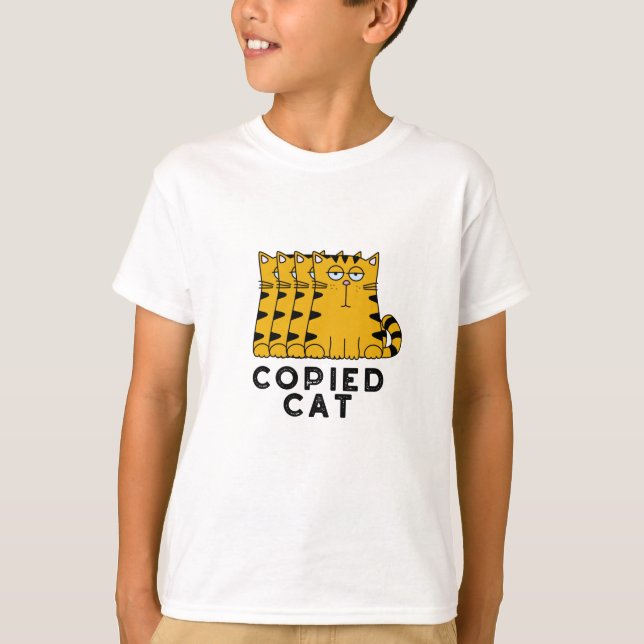 Camiseta Pun animal divertido para gato copiado (Anverso)