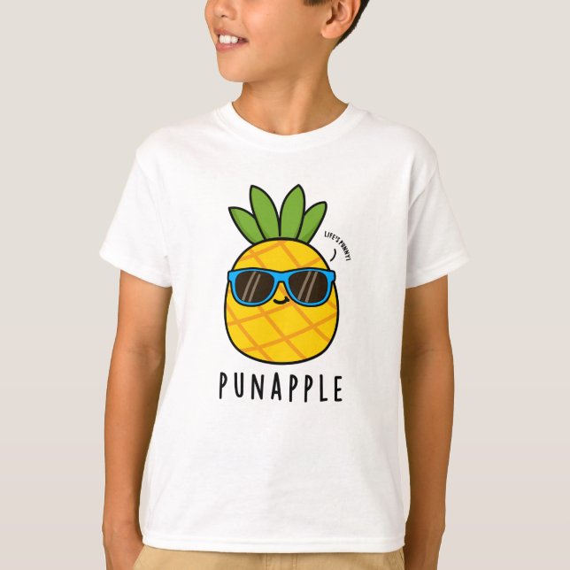 Camiseta Pun-apple Funny Fruit Piña (Anverso)