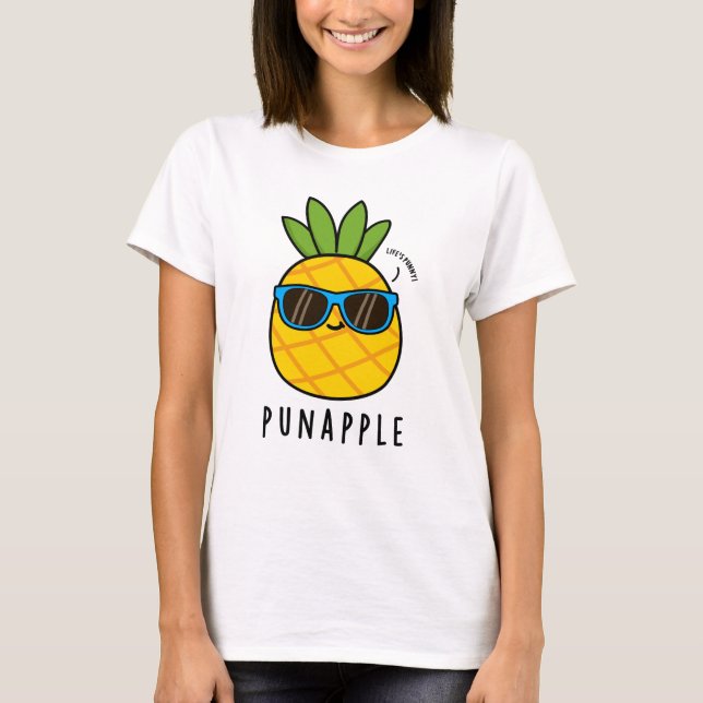 Camiseta Pun-apple Funny Fruit Piña (Anverso)