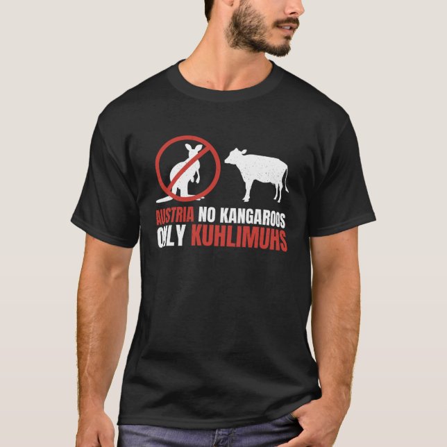 Camiseta Pun Austria No Kangaroos Only Kuhlimuhs (Anverso)