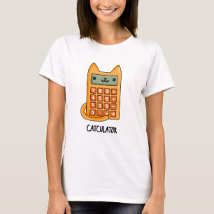 Camiseta Pun calculador divertido de Cat-culator