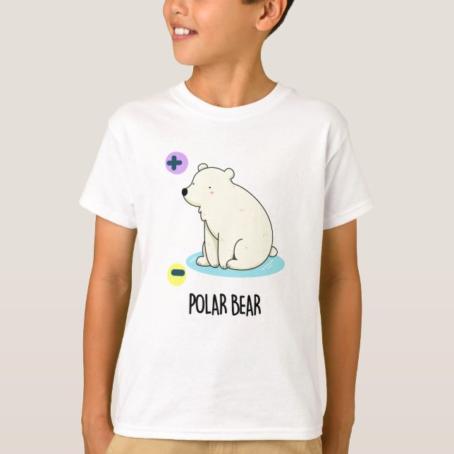 Camiseta Pun científico divertidísimo del oso polar (Anverso)