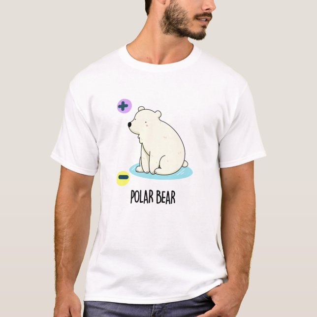 Camiseta Pun científico divertidísimo del oso polar (Anverso)