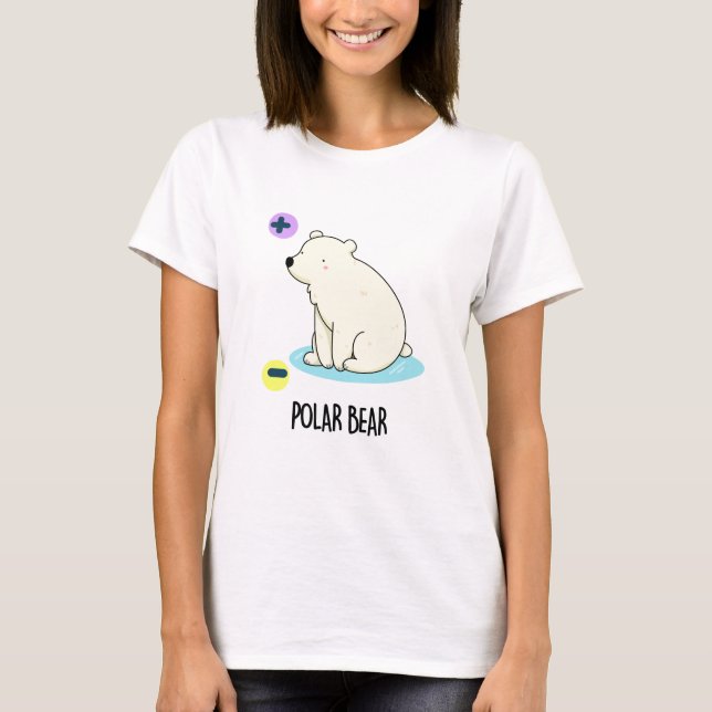 Camiseta Pun científico divertidísimo del oso polar (Anverso)
