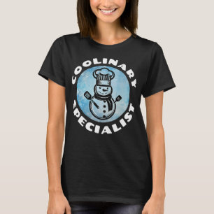 Camiseta Pun culinario - Snowman Chef Especialista en cocin