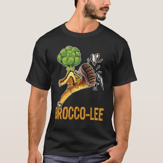 Camiseta Pun Dad Chiste Brocco Lee Vegetable Broccoli (Anverso)