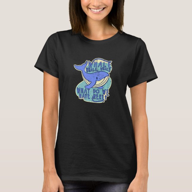 Camiseta Pun de ballena papá Chiste cruceros familiares bal (Anverso)